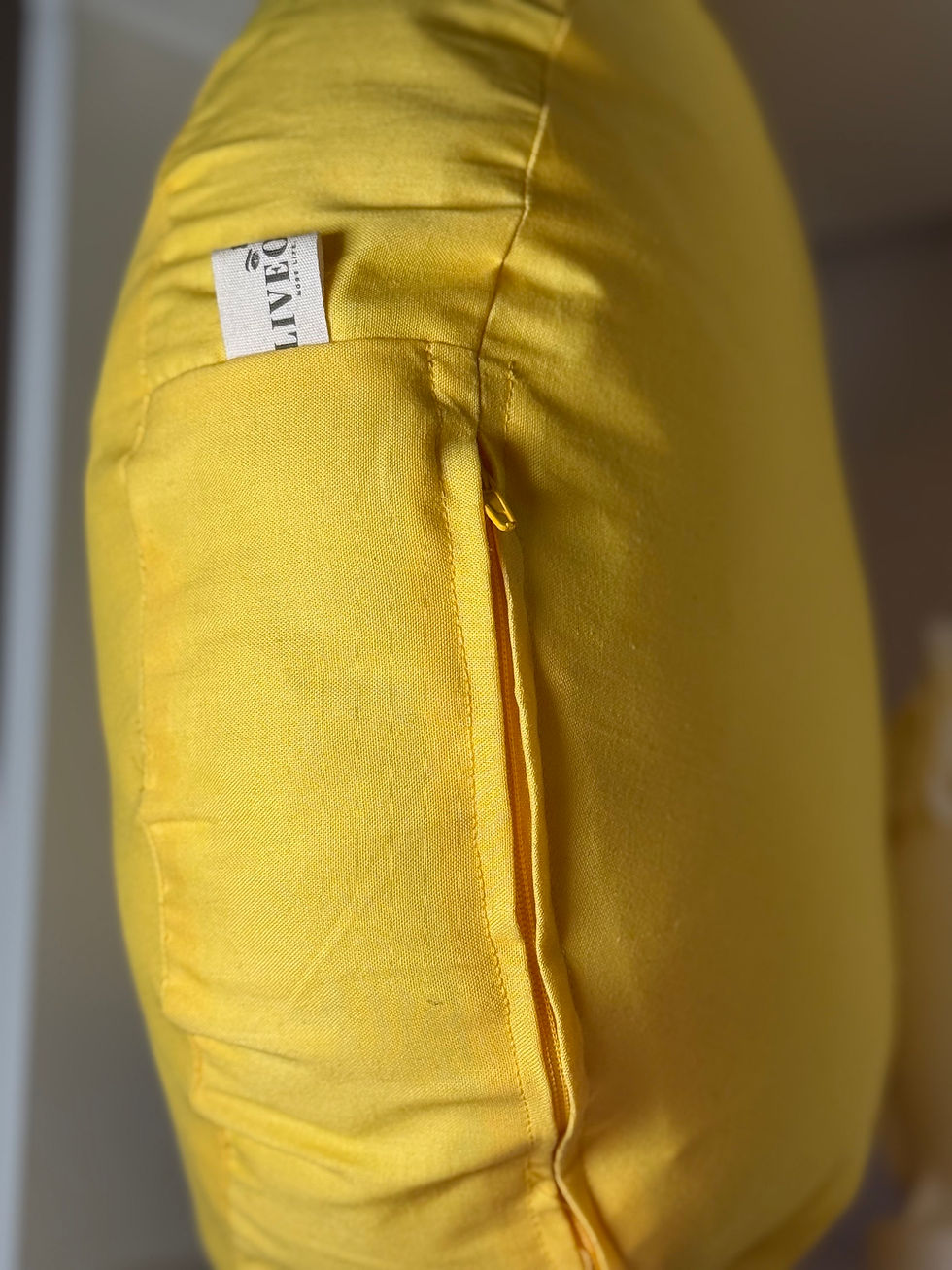 Thumbnail: Happy Face Embroidered Meditation Cushion