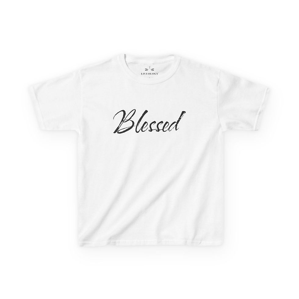Thumbnail: blessed tee for kids