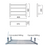 Thumbnail: Newtech Evoke 4-Bar Heated Towel Rail - 430x600mm