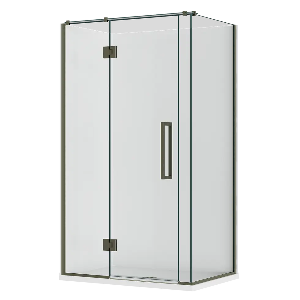 Thumbnail: Newline Acclaim Acrylic 2S Square Frameless Glass Shower