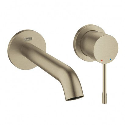 Thumbnail: Grohe Essence Wall Mount Basin Mixer 183mm With Valve