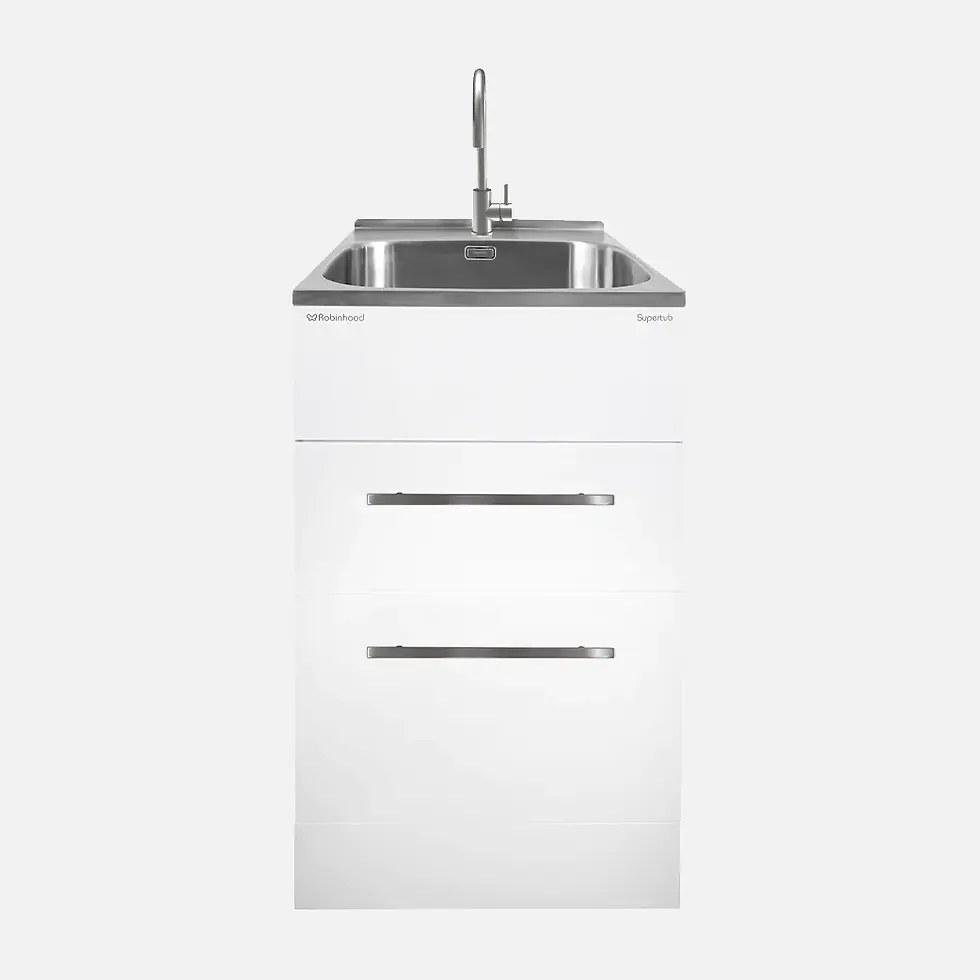 Thumbnail: Supertub Series 3 Standard Drawer Model With S/S Gooseneck Tap