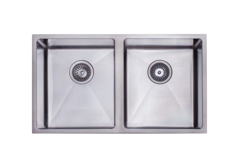 Modern National Double Bowl Stainless Steel Sink 26L+26L 760x440mm
