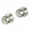 Thumbnail: Miles Nelson Cirque Door Knob Set Stainless Steel