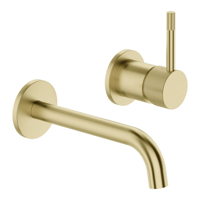 Elementi Uno Etch Wall Mounted Bath Mixer