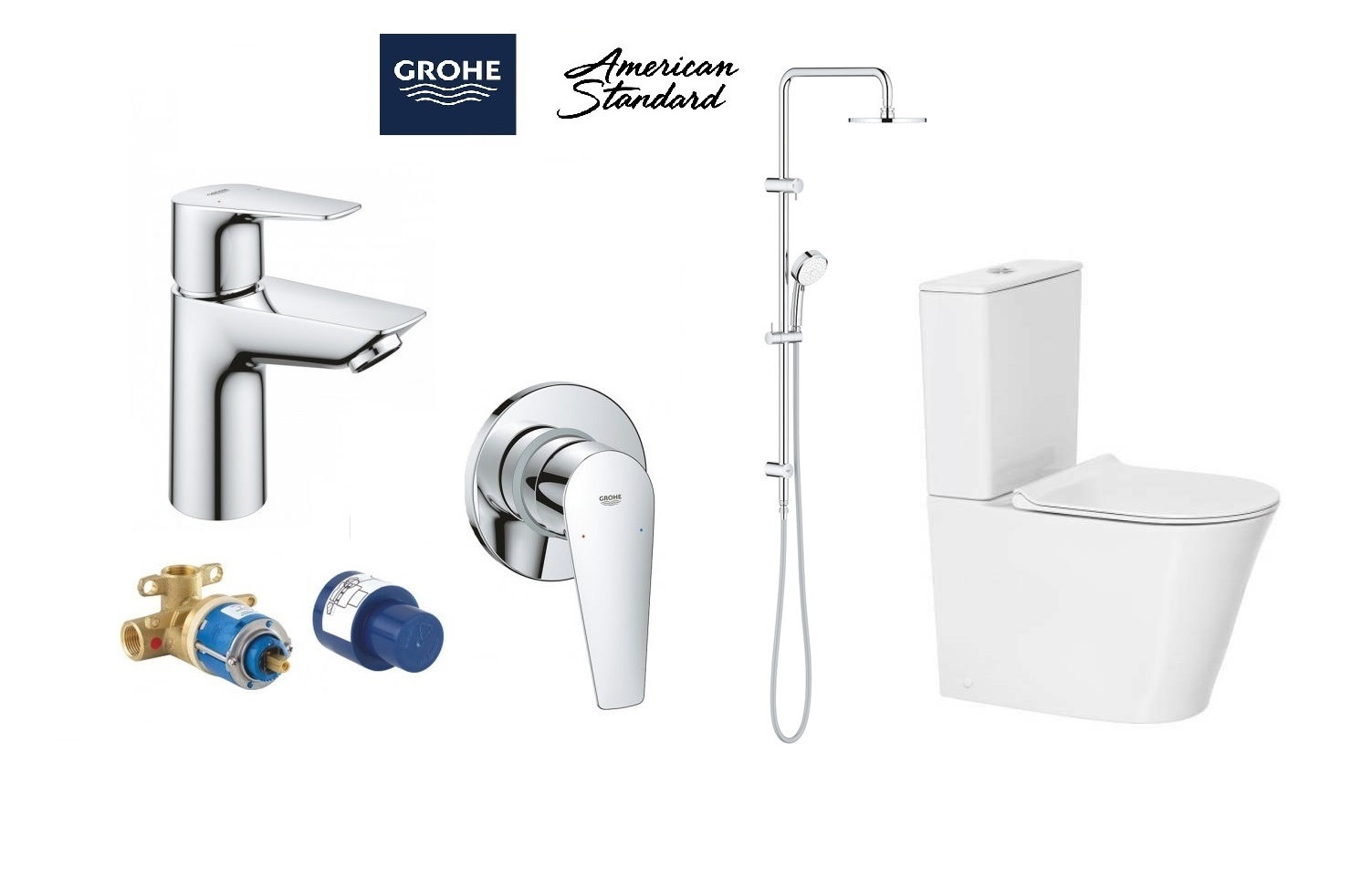 Grohe American Standard Bathroom Package Deal 4