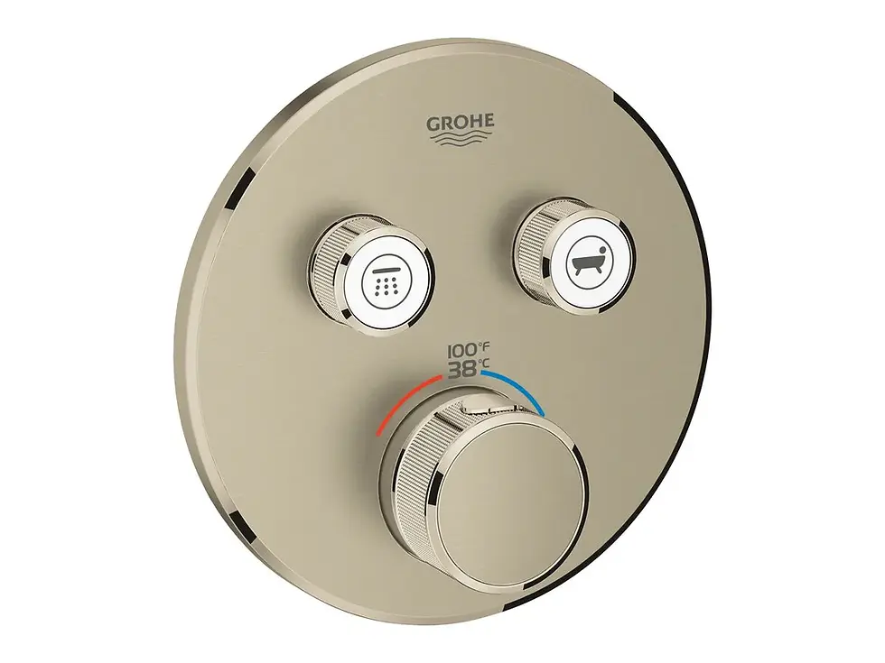Thumbnail: Grohe Smart Control Thermostatic Mixer 2 Function Round