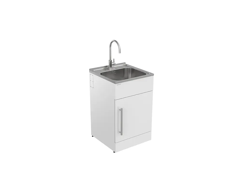 Thumbnail: Supertub Series 4  Standard Door Model With S/S Gooseneck Tap