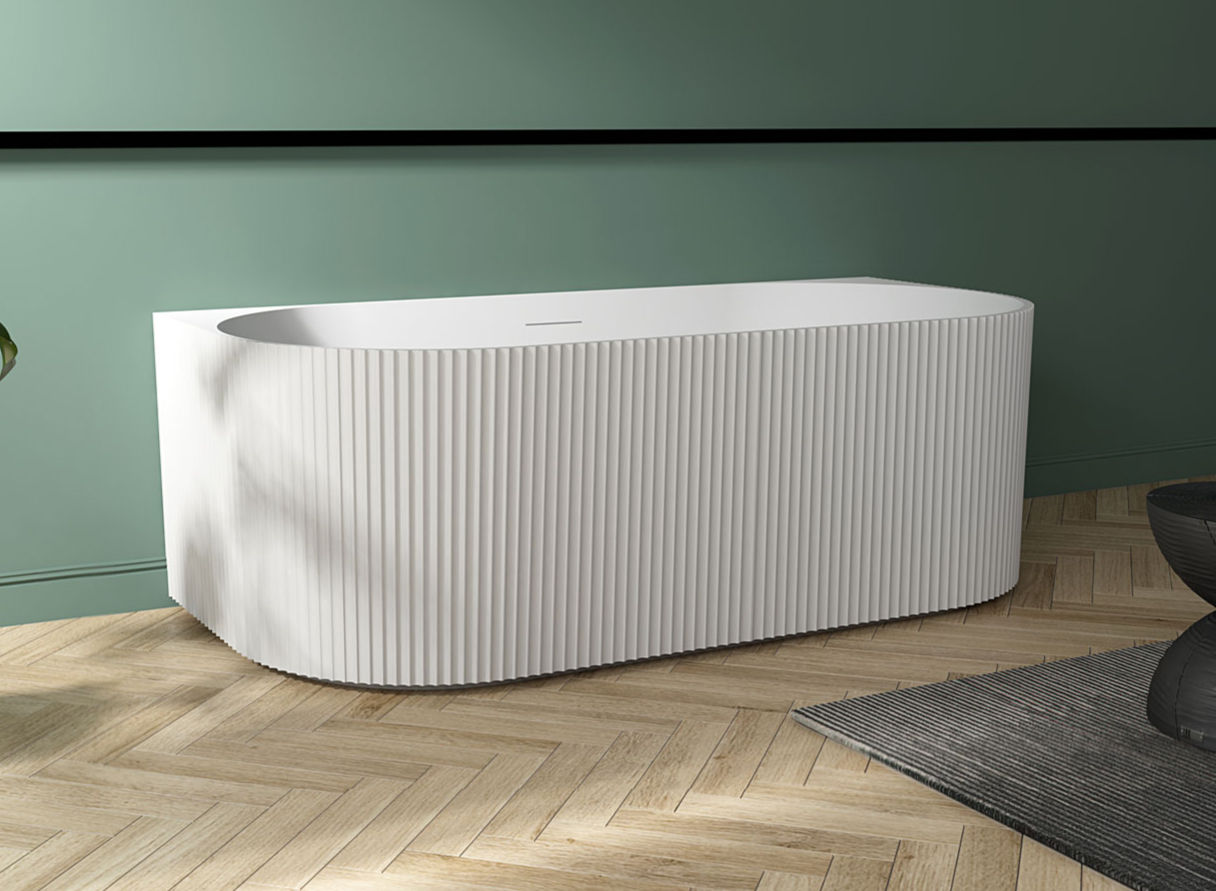 Flute BTW Freestanding Bath 1500/1700mm Matte White