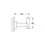 Thumbnail: Grohe Essentials Cube Robe Hook Chrome