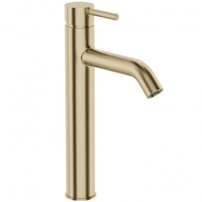 Thumbnail: Elementi Uno Extended Height Basin Mixer Curved Spout Multi Pressure