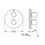 Thumbnail: Grohe Grohtherm 3000 Cosmopolitan Thermostatic Mixer 1 Outlet Trimset Ch
