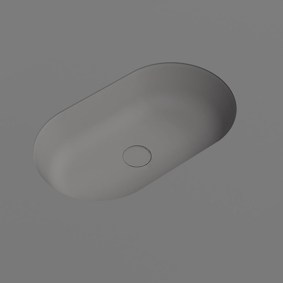 Thumbnail: Progetto Oasis 550 Oval Undermount Basin