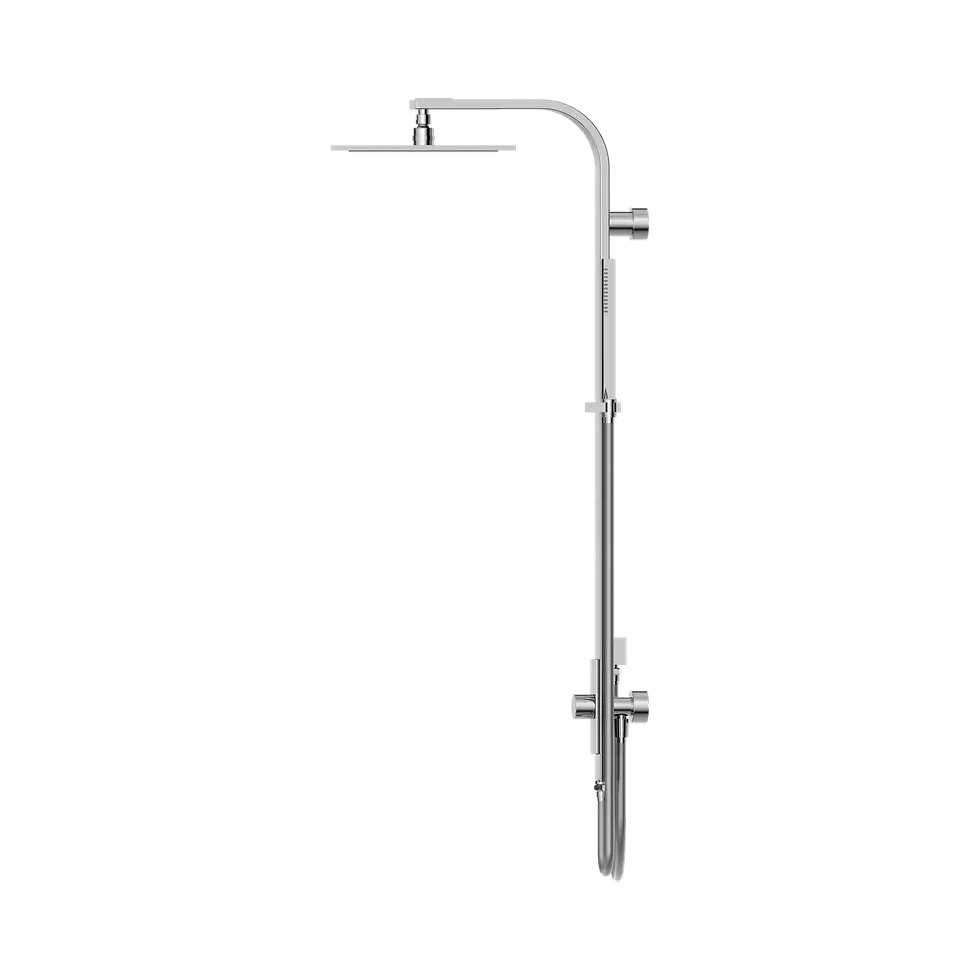 Thumbnail: Astra Rain Square Twin Shower Double Hose