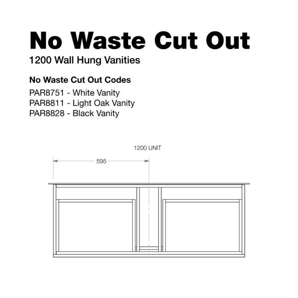 Thumbnail: Newline Velino 1200 Single Bowl Wall Hung Vanity