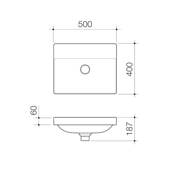 Thumbnail: Caroma Urbane® II Inset Basin