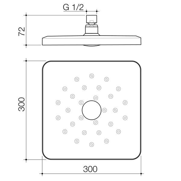 Thumbnail: Methven Waipori MK2 Satinjet Overhead - Shower Head Only