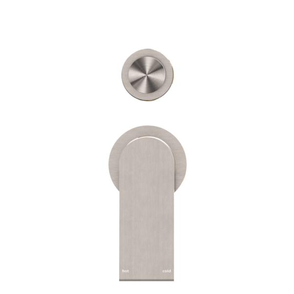 Thumbnail: Nero Bianca Shower/Bath Mixer With Diverter Separate Back Plate