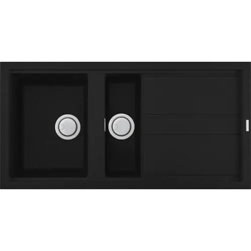 Mercer Padua Bowl & 1/4 With Drainer 1000x510x200mm