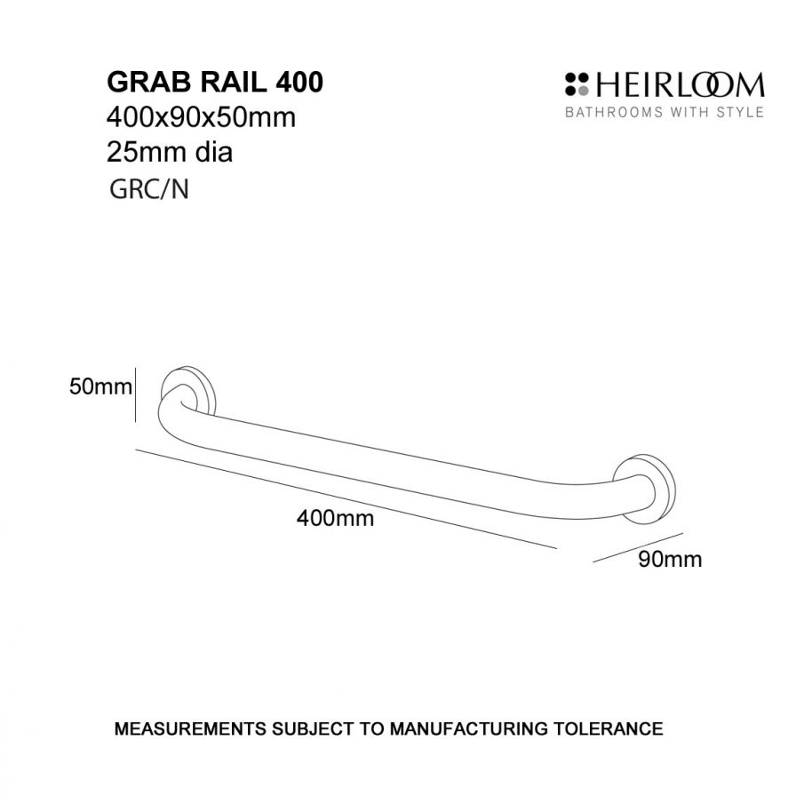 Thumbnail: Heirloom Stability Rail 400mm