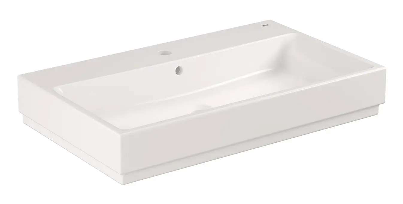 Grohe Cube Ceramic Wall Hung Basin 80