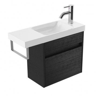 Thumbnail: Elementi Novara Sixty 440 Left Door Wall Vanity