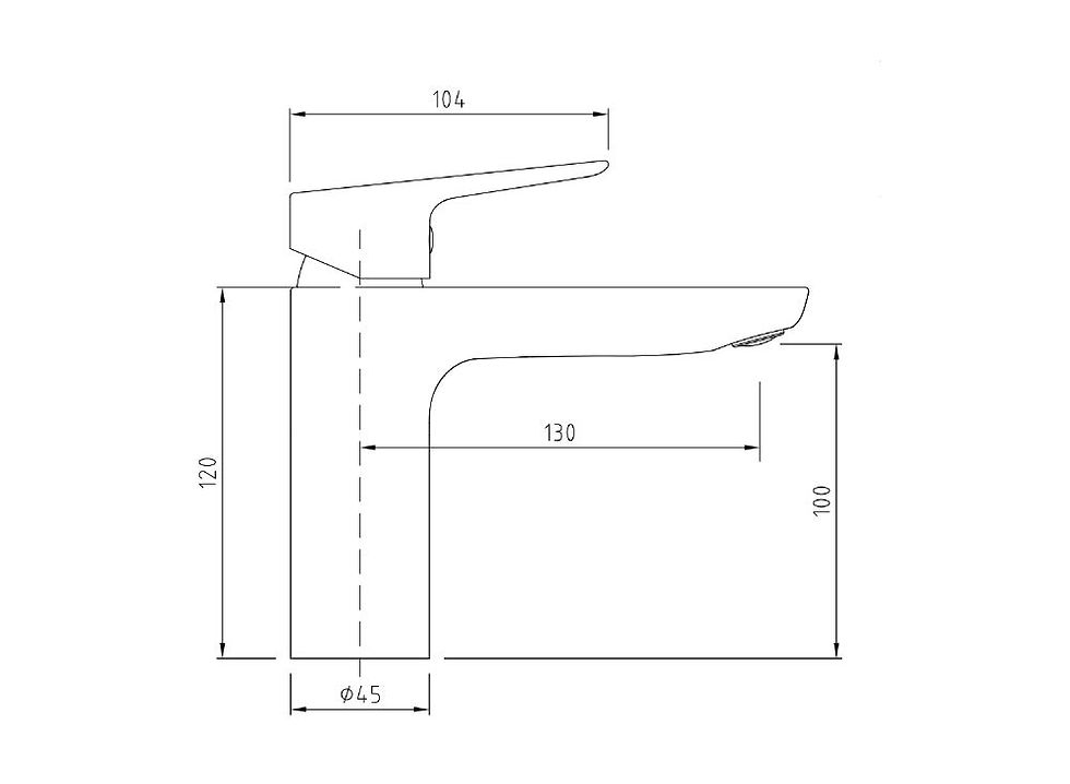 Thumbnail: Civic Standard Height Basin Mixer