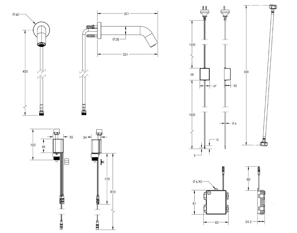 Thumbnail: Elementi Surge CBS Sensor Faucet Chrome