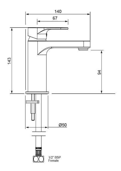 Thumbnail: Methven Glide Basin Mixer - Lead Free