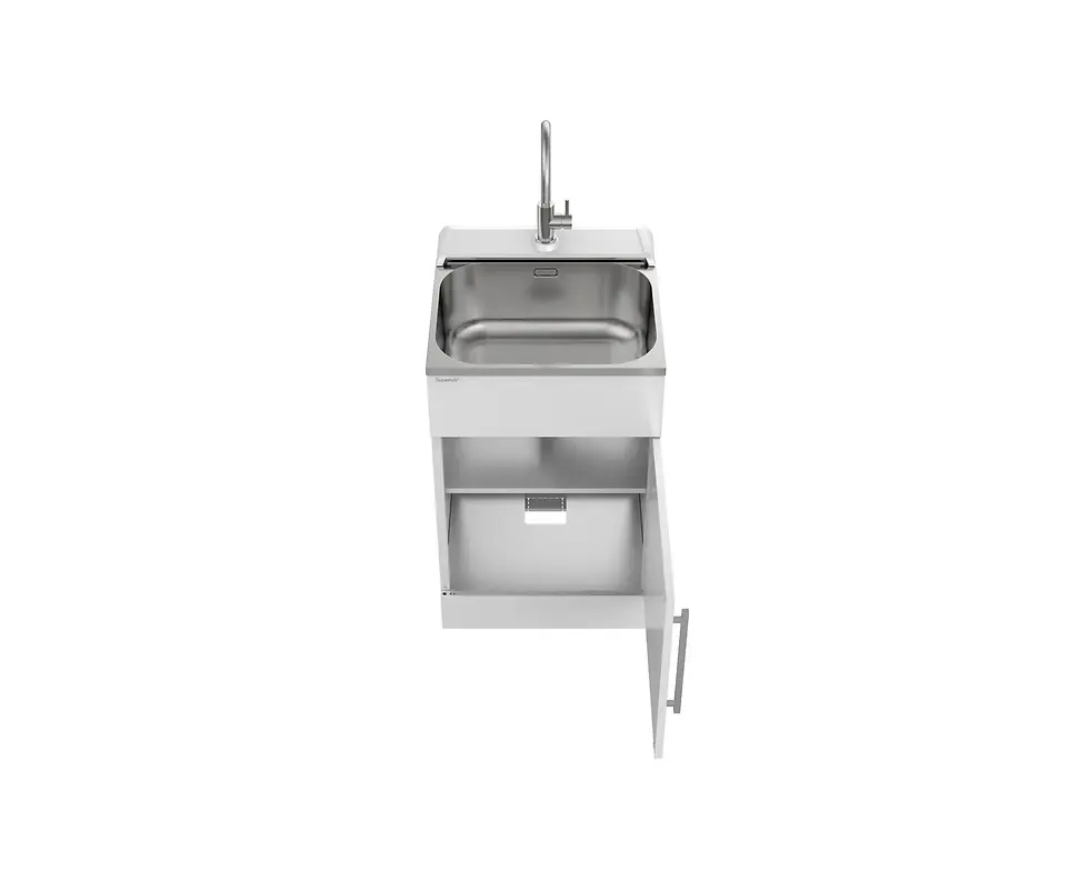 Thumbnail: Supertub Series 4  Standard Door Model + Console With S/S Gooseneck Tap