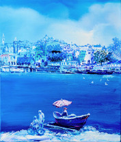 Behind Blue 16, 53x45cm, oil on canvas, 2016.jpg