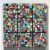 사본 -2. VISUAL POETRY PIXEL SERIES, Mixed Media on Canvas, 90X90(cm), 2021.png