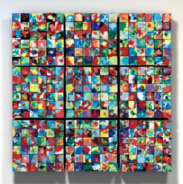사본 -2. VISUAL POETRY PIXEL SERIES, Mixed Media on Canvas, 90X90(cm), 2021.png