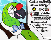 Professor Macaw. 2022. acrylic on canvas.jpg
