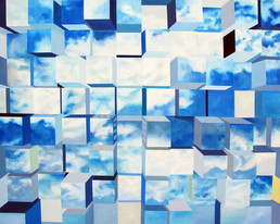 Consciousness of window 162.2¡¿130.3§¯ oil on canvas.2014.jpg