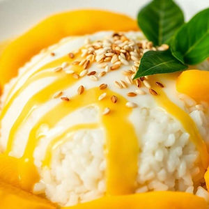 D1- Riz gluant coco à la mangue