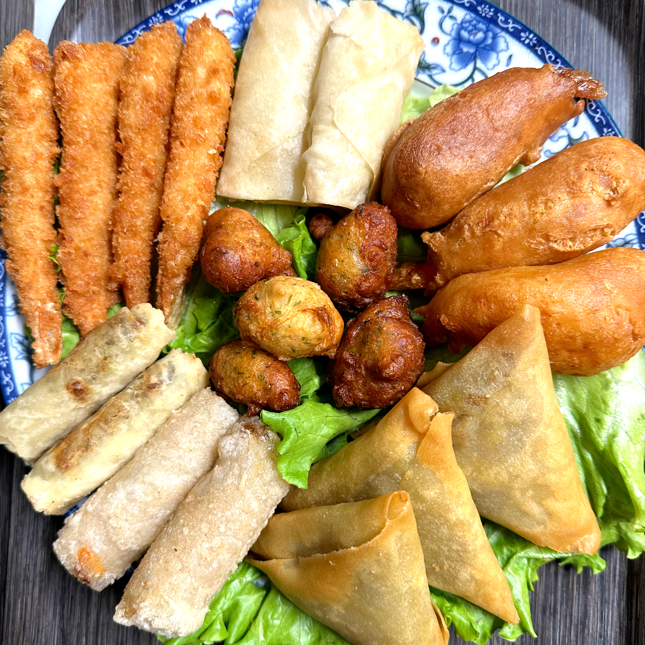 Arranged Food and Objects