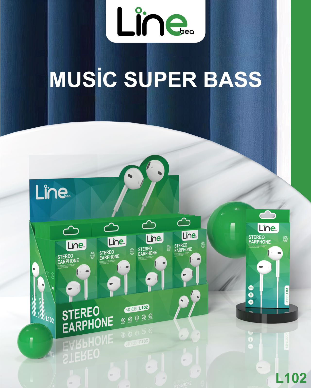 L-102 Kulak içi kulaklık