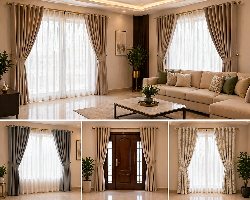 Best Curtain Showroom in Hyderabad for Living Room, Bed Room, Windows – All Sizes & Best Prices