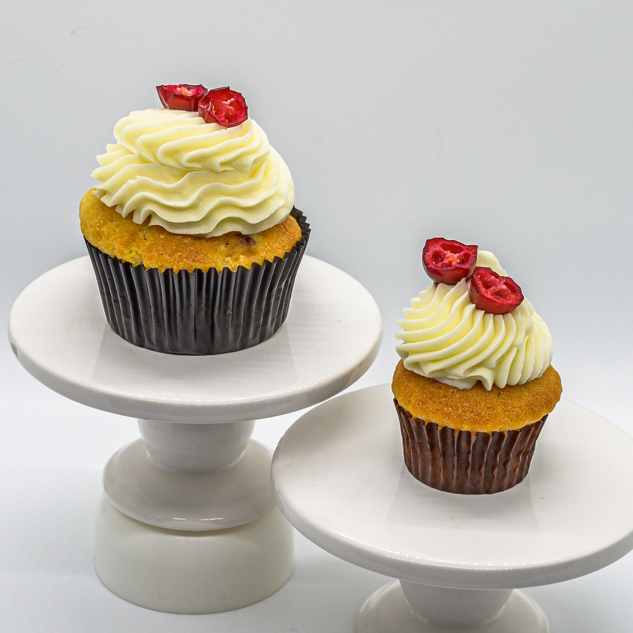 Cranberry White Chocolate Cupcake