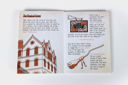 Edinburgh's Victoria Street & West Bow by Brenda Wang