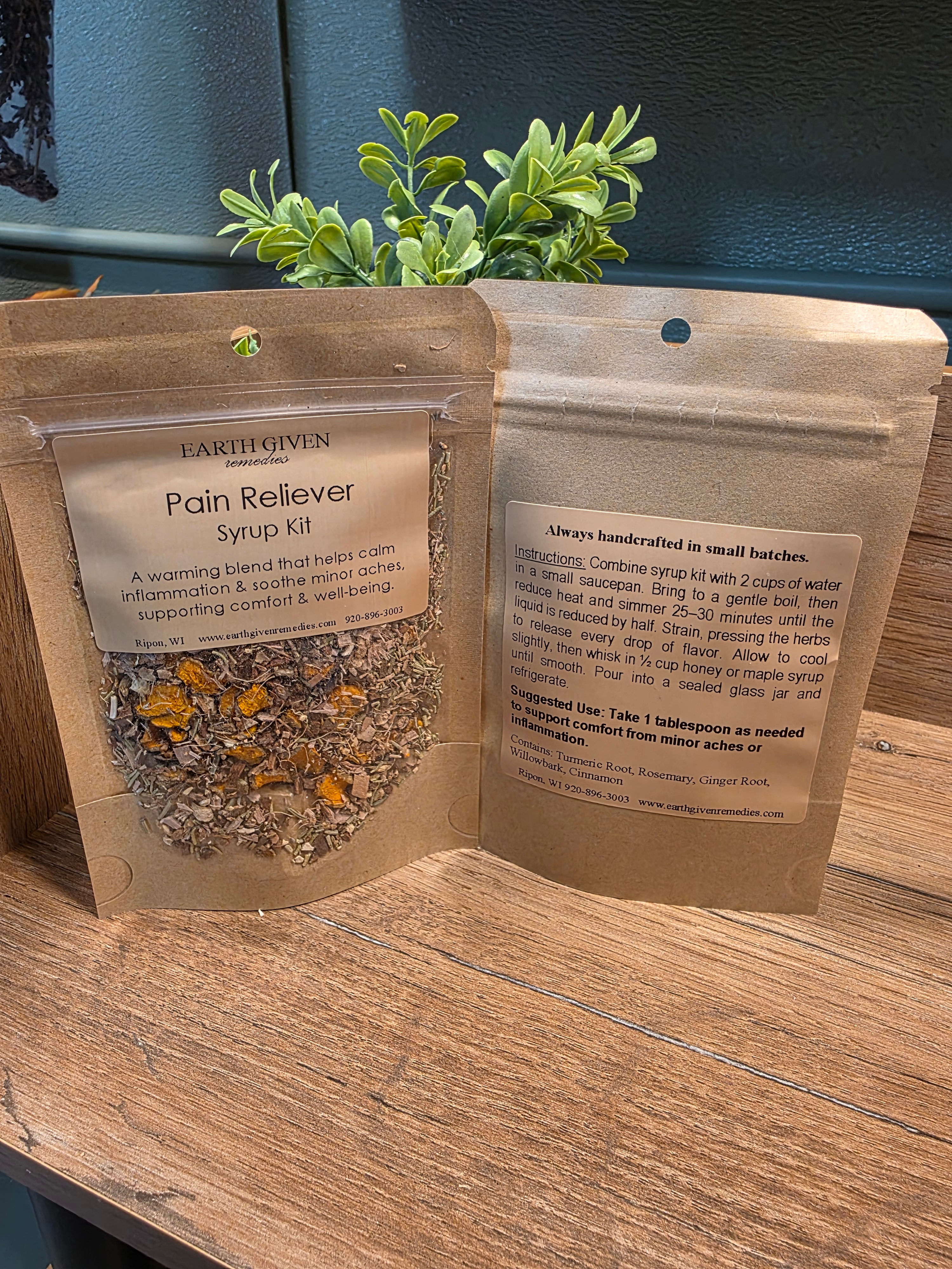 Pain Reliever Syrup Kit