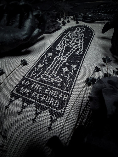 To The Earth We Return | Cross Stitch Pattern | Night Spirit Studio