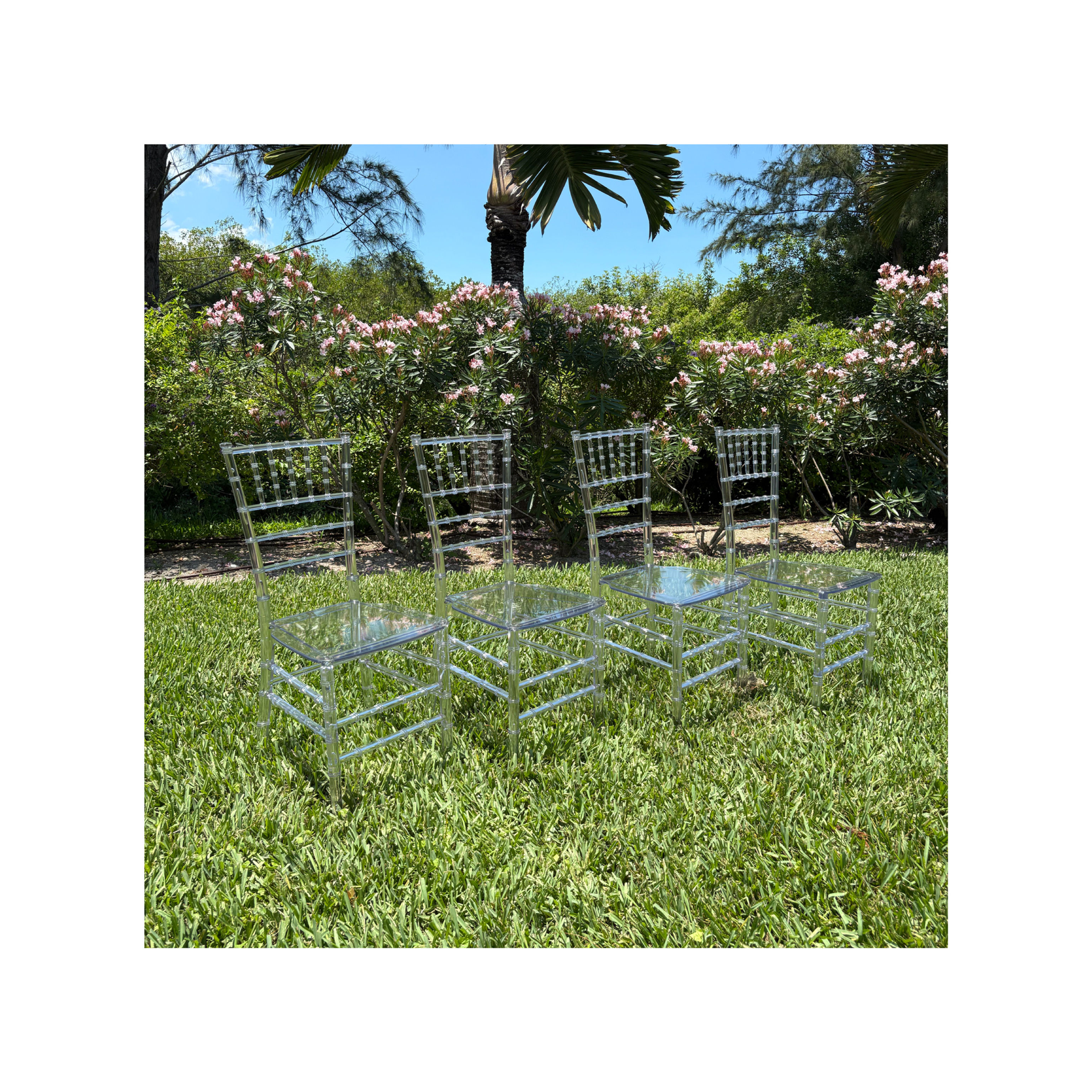 CLEAR RESIN CHAIRS