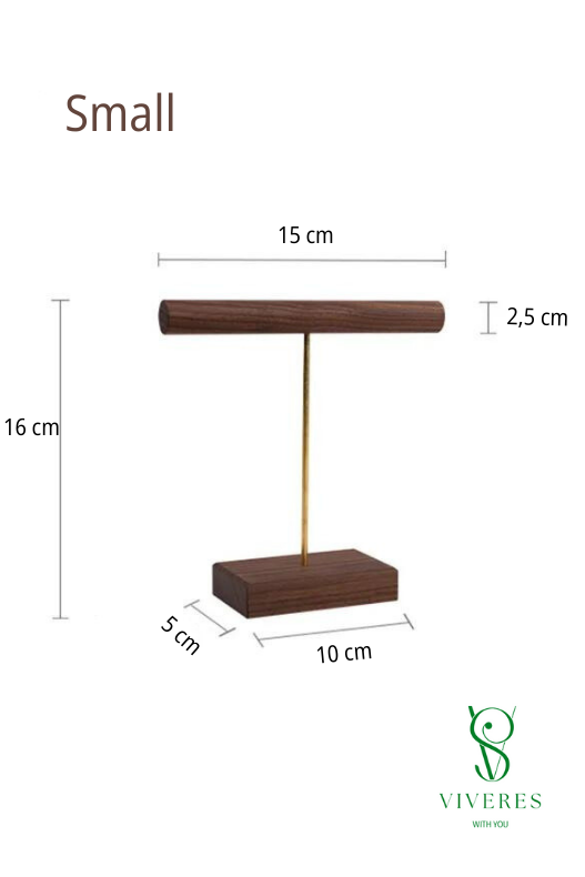 Küçük resim: Zenith TimberZen Trium Model Ahşap Takı Organizeri