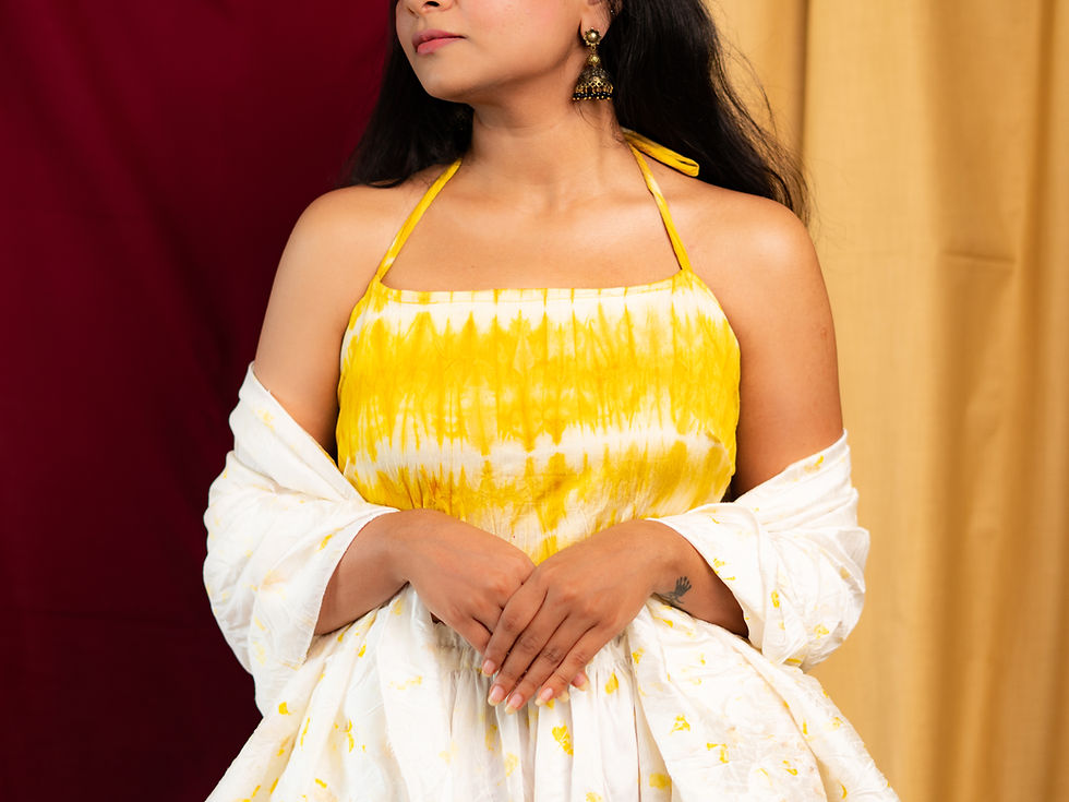 Thumbnail: Tinged Leheriya Co-ord