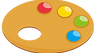 絵具パレットの板