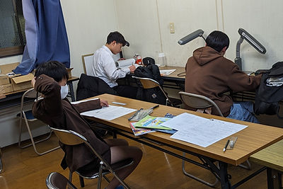 6過去問を解いたり、学校の宿題