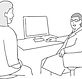 病院一般検査イメージイラスト