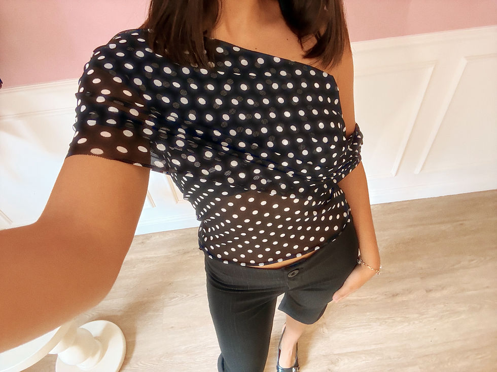 Miniatura: POLKA DOT TOP MESH 